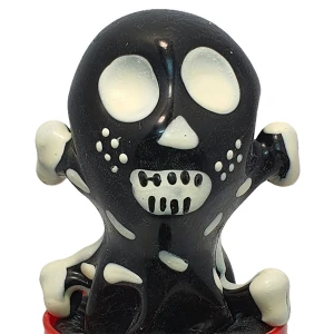 CONDOMERIE - HANDBEMALTE NEUHEITSKONDOME TOTENKOPF SCHWARZ MODELL 2